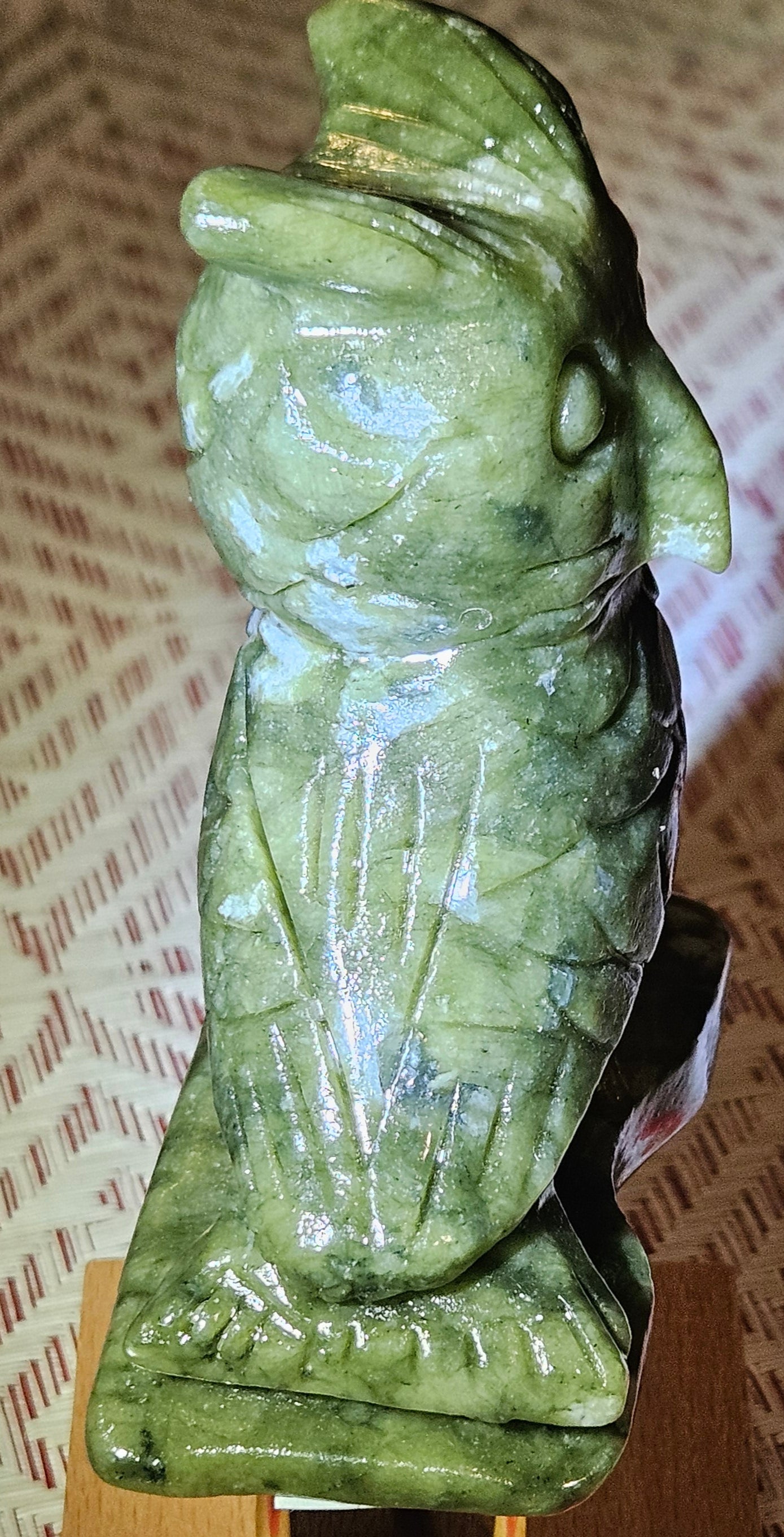 Nephrite Jade Owl