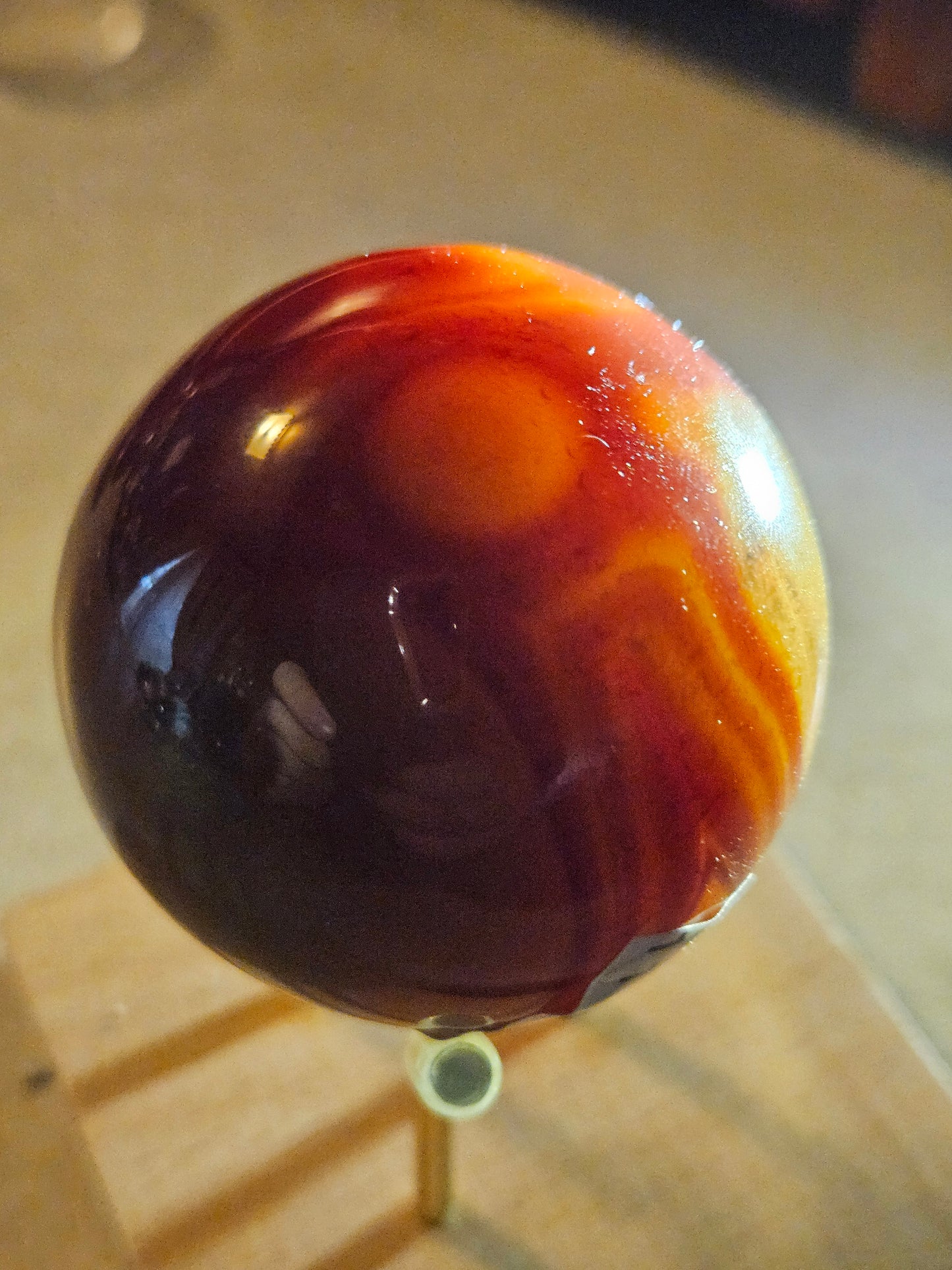 Carnelian Agate Crystal Spheres 2