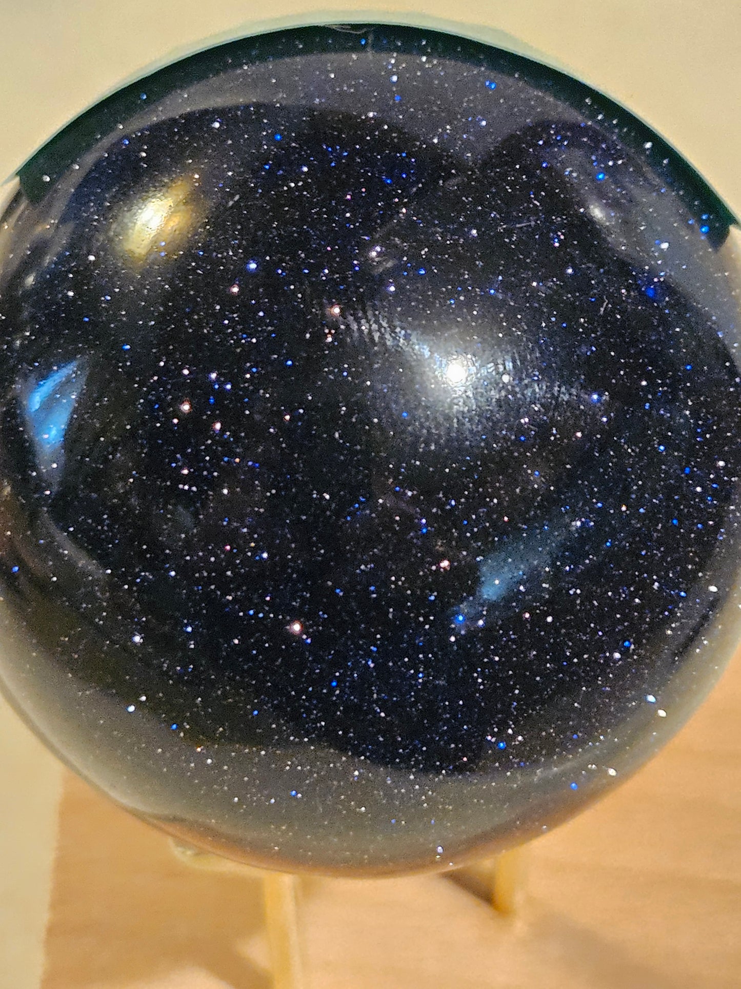 Blue Goldstone Spheres 1