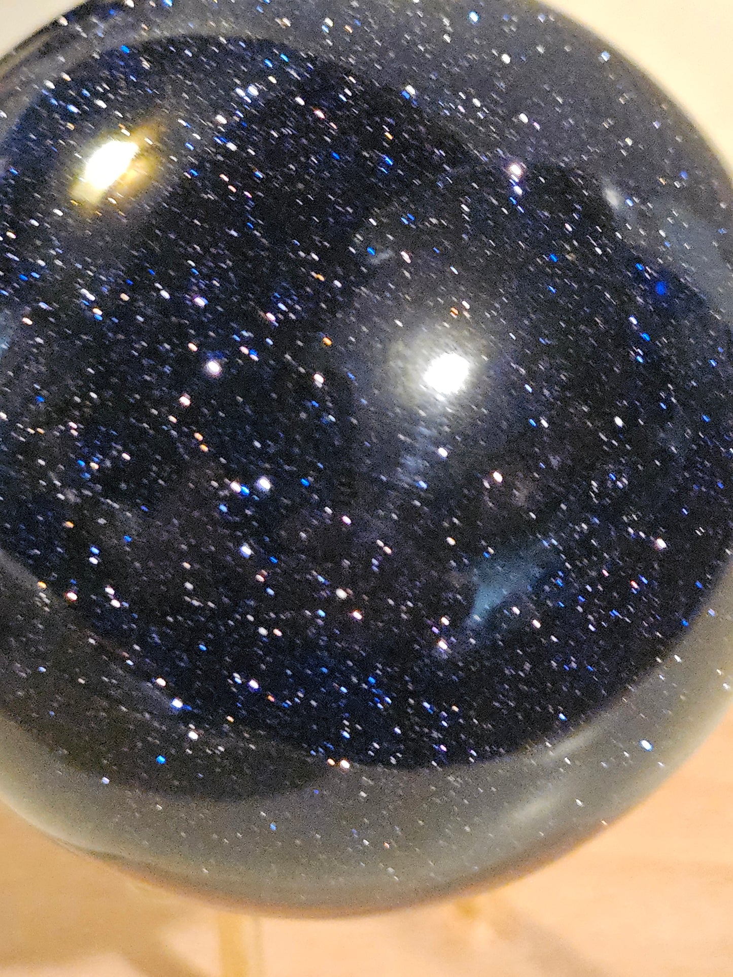 Blue Goldstone Spheres 2