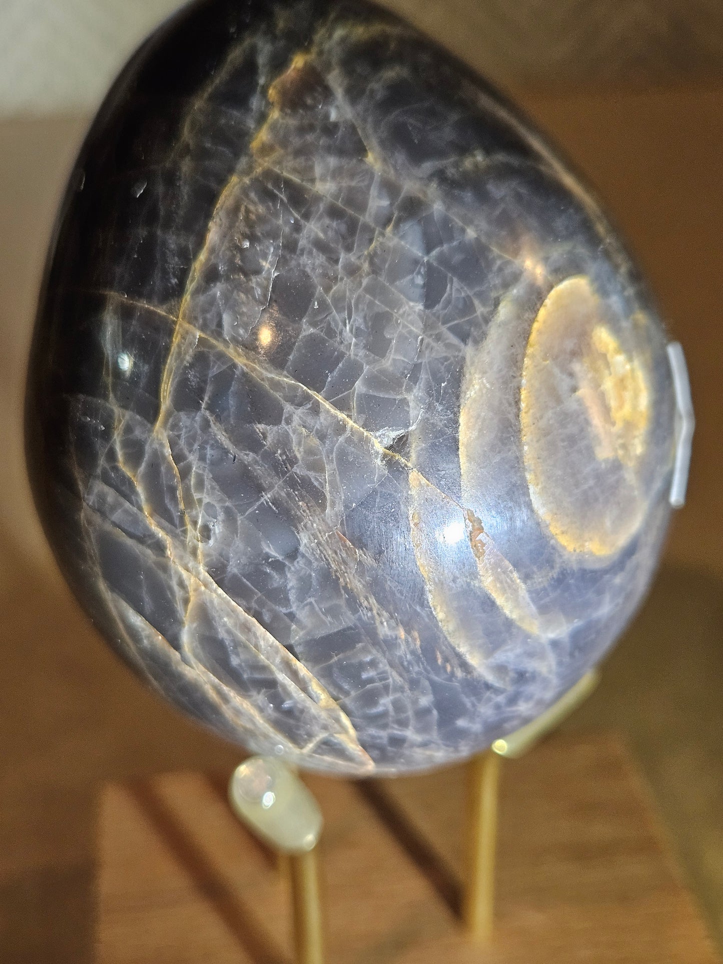 Black Moonstone Egg