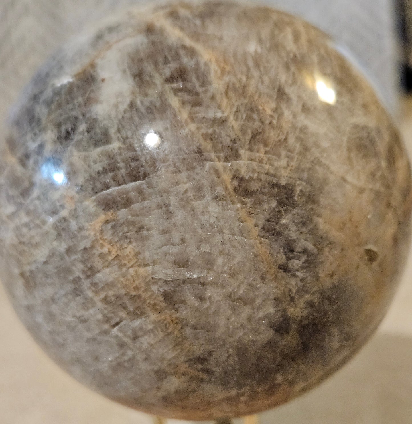 Moonstone Crystal Sphere