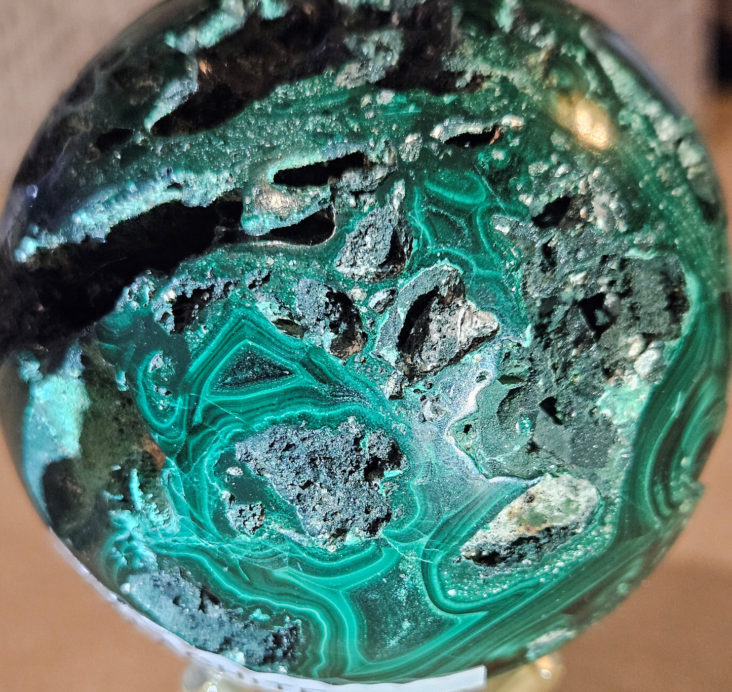 Malachite Sphere #2