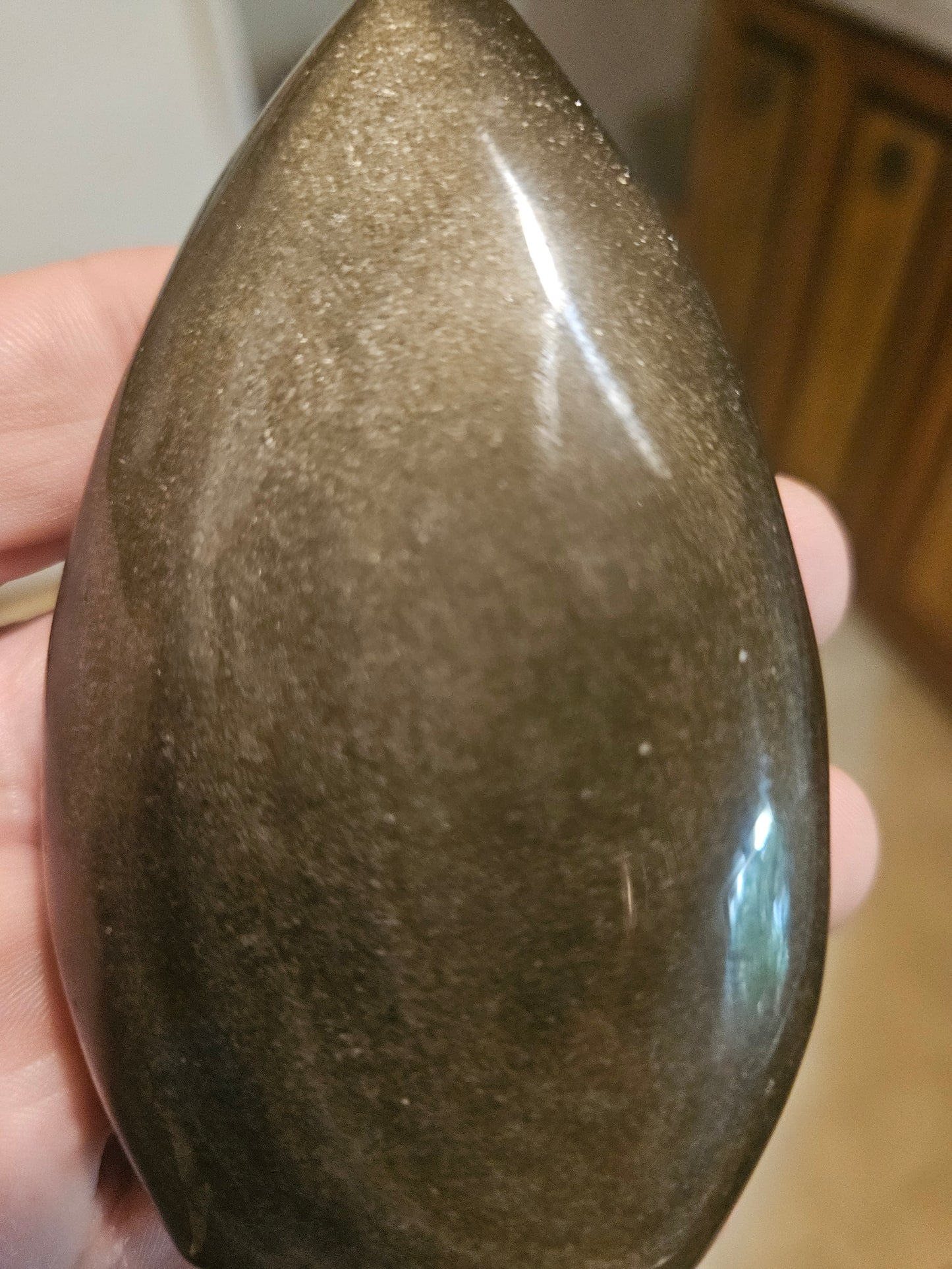 Gold Sheen Obsidian Flame/FF/Teardrop