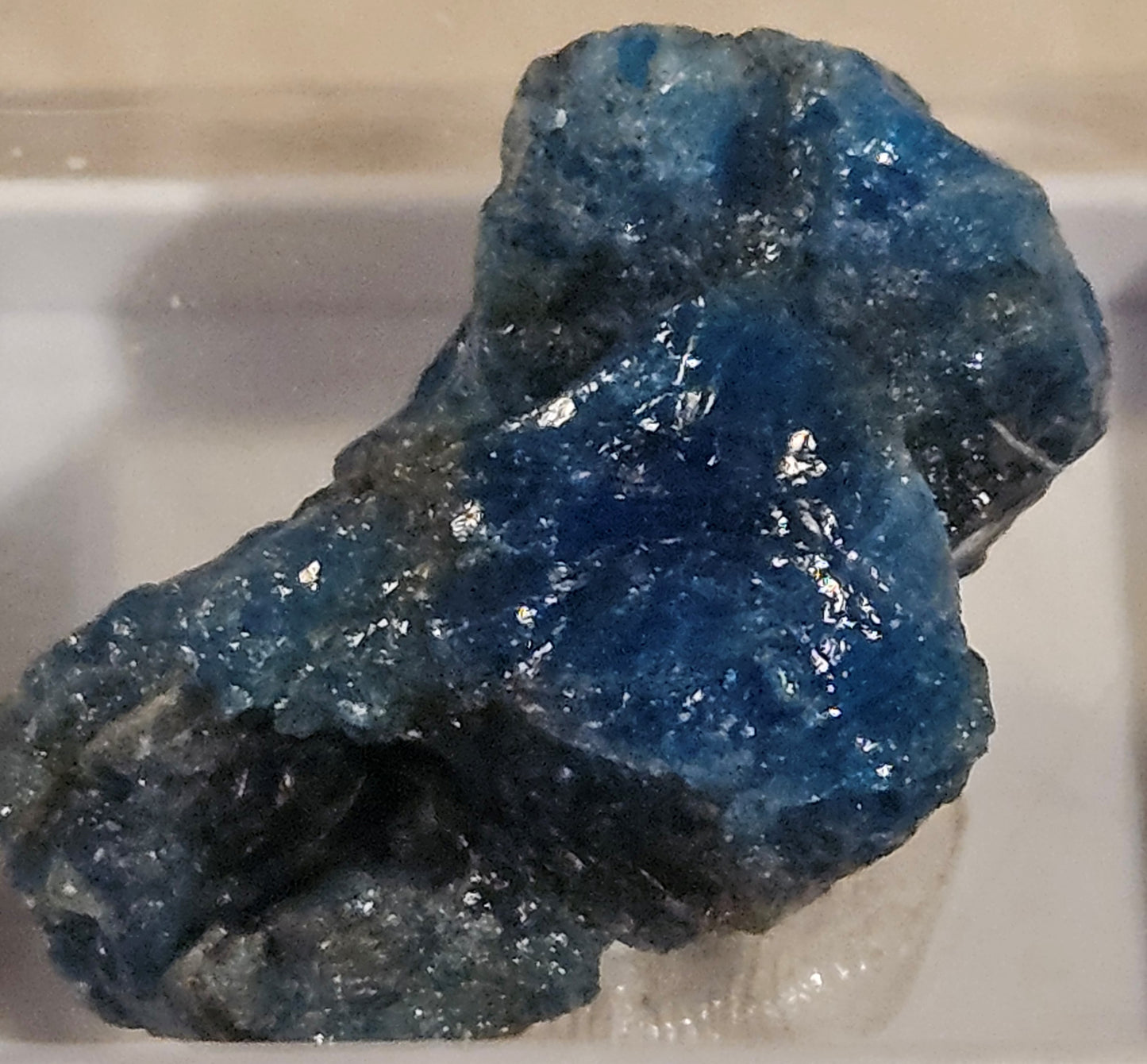 Bright Blue Apatite (Raw Mineral)