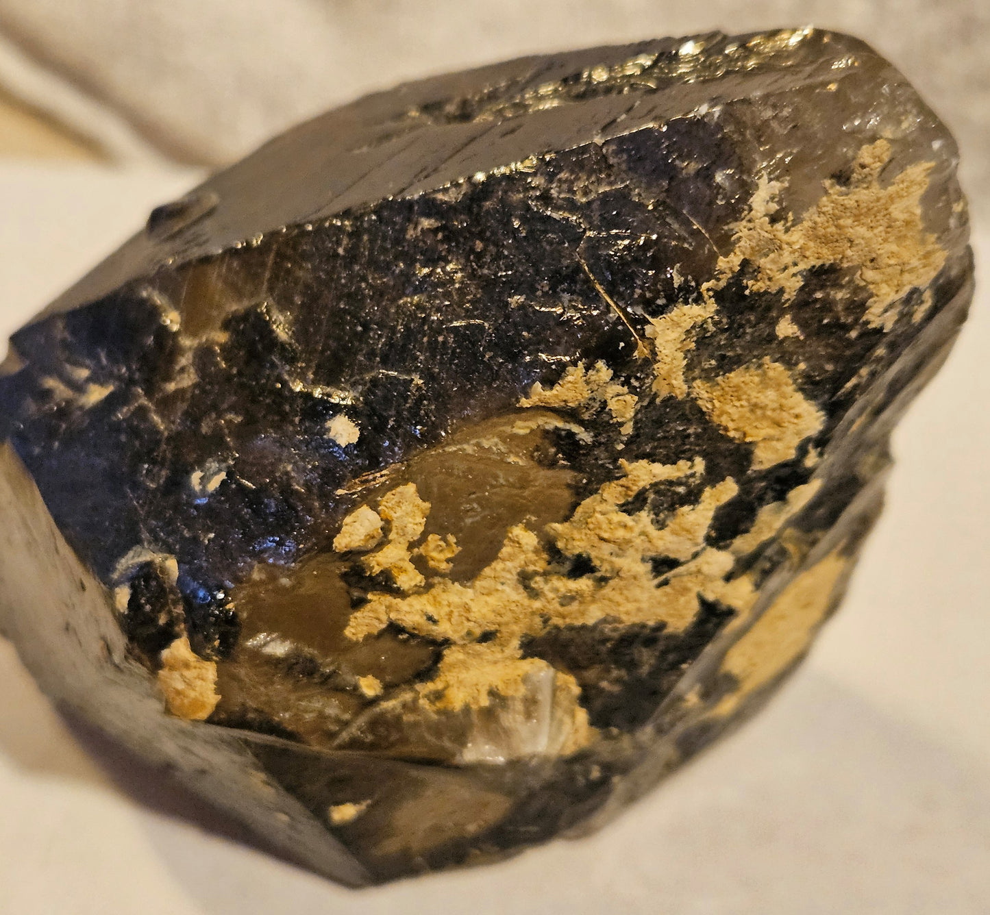 Calcite Crystal - Golden Yellow - Morocco