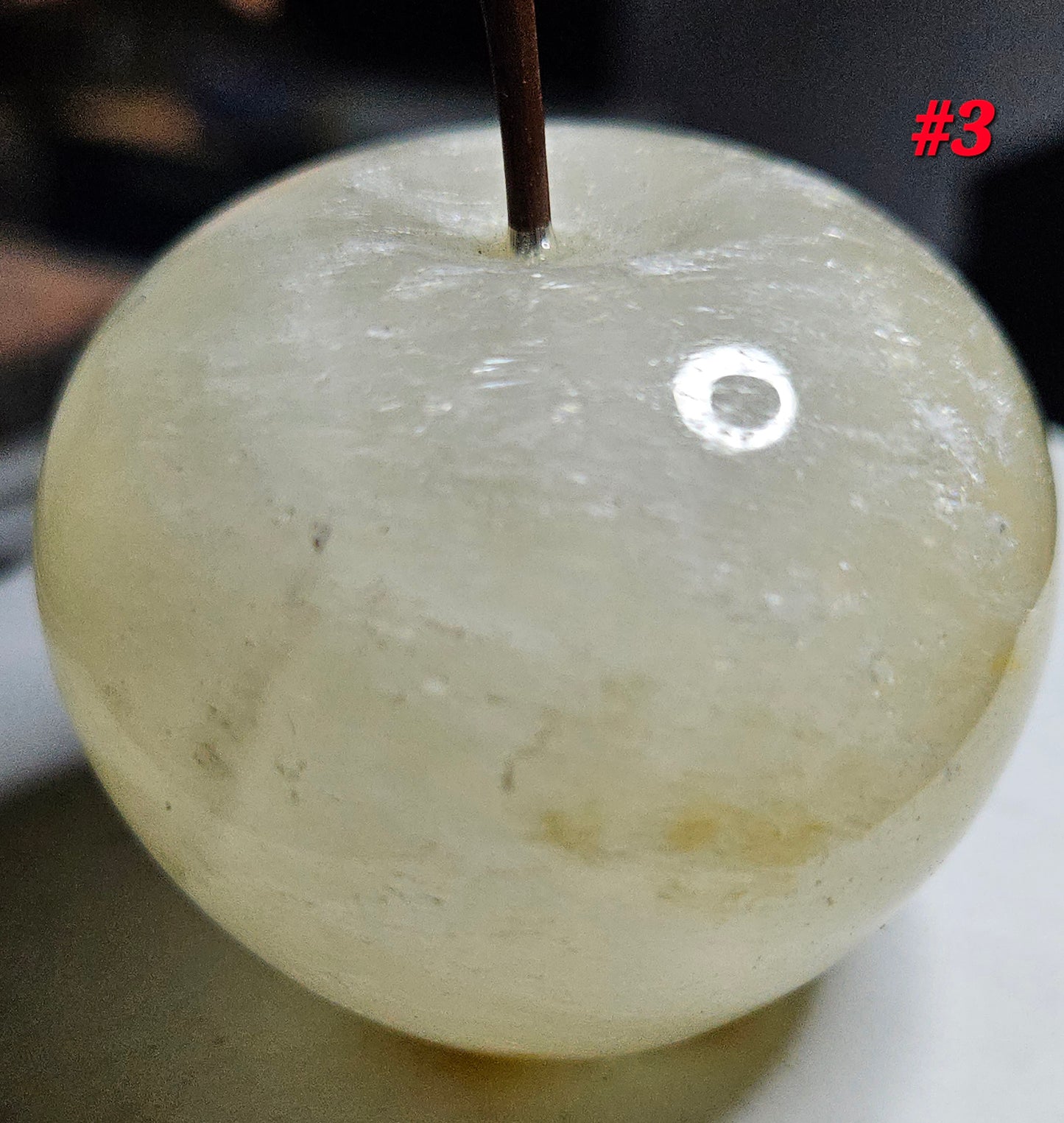 Afghan Jade Apple Crystal #3