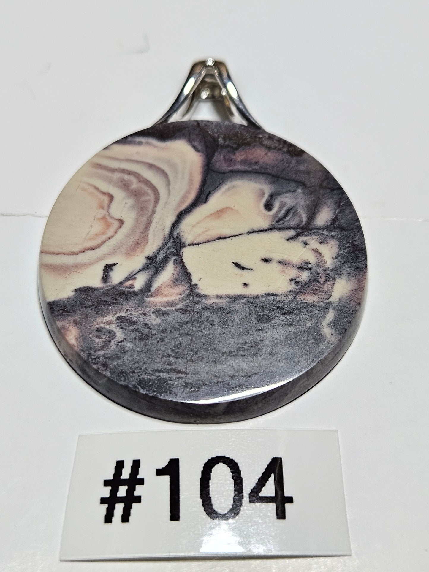 Porcelain Jasper Pendant #104