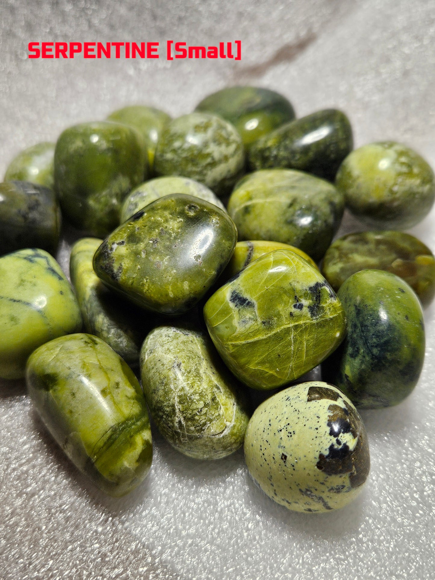 Serpentine Tumble Stones - Peru