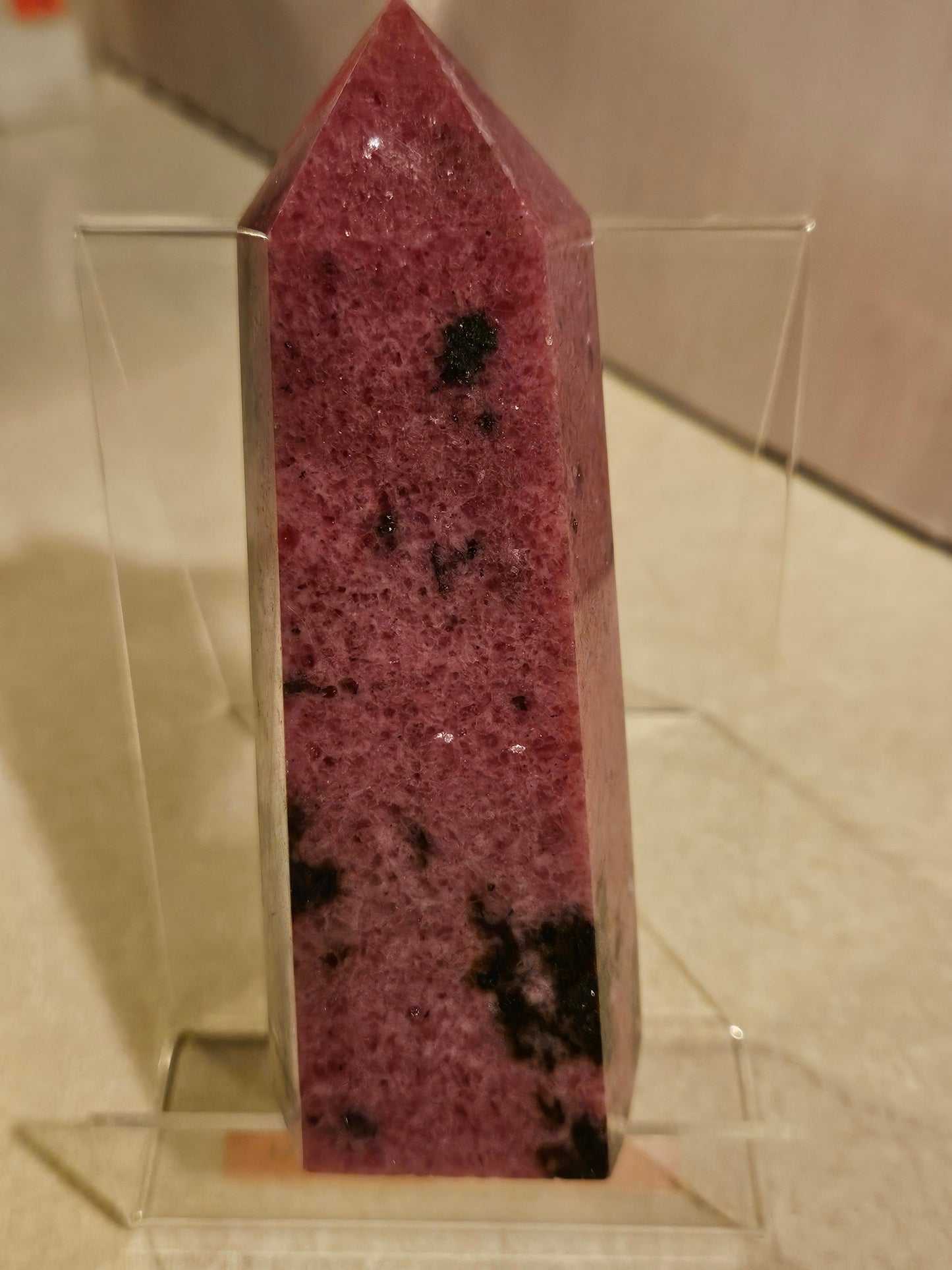Rhodonite Crystal Tower