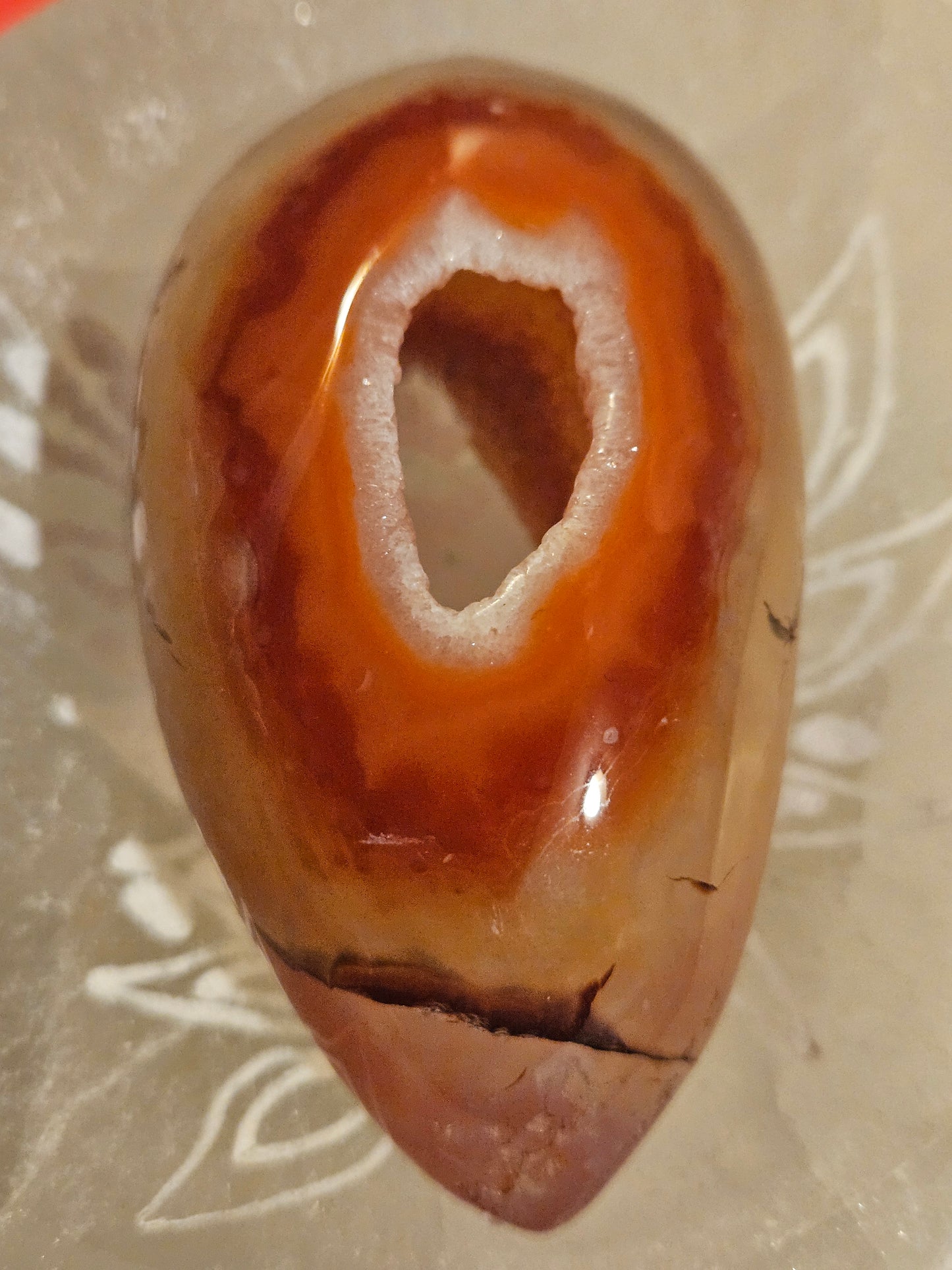 Carnelian Geode Druzy #13