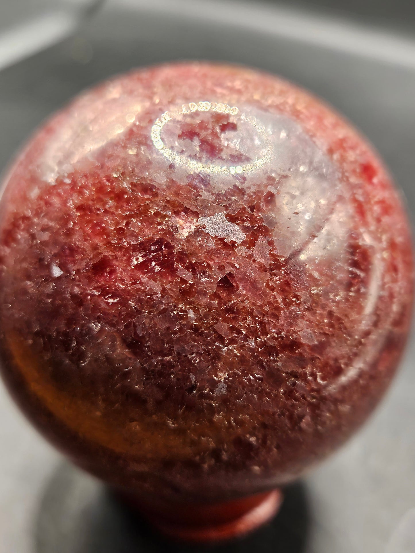 Strawberry Quartz Sphere #1
