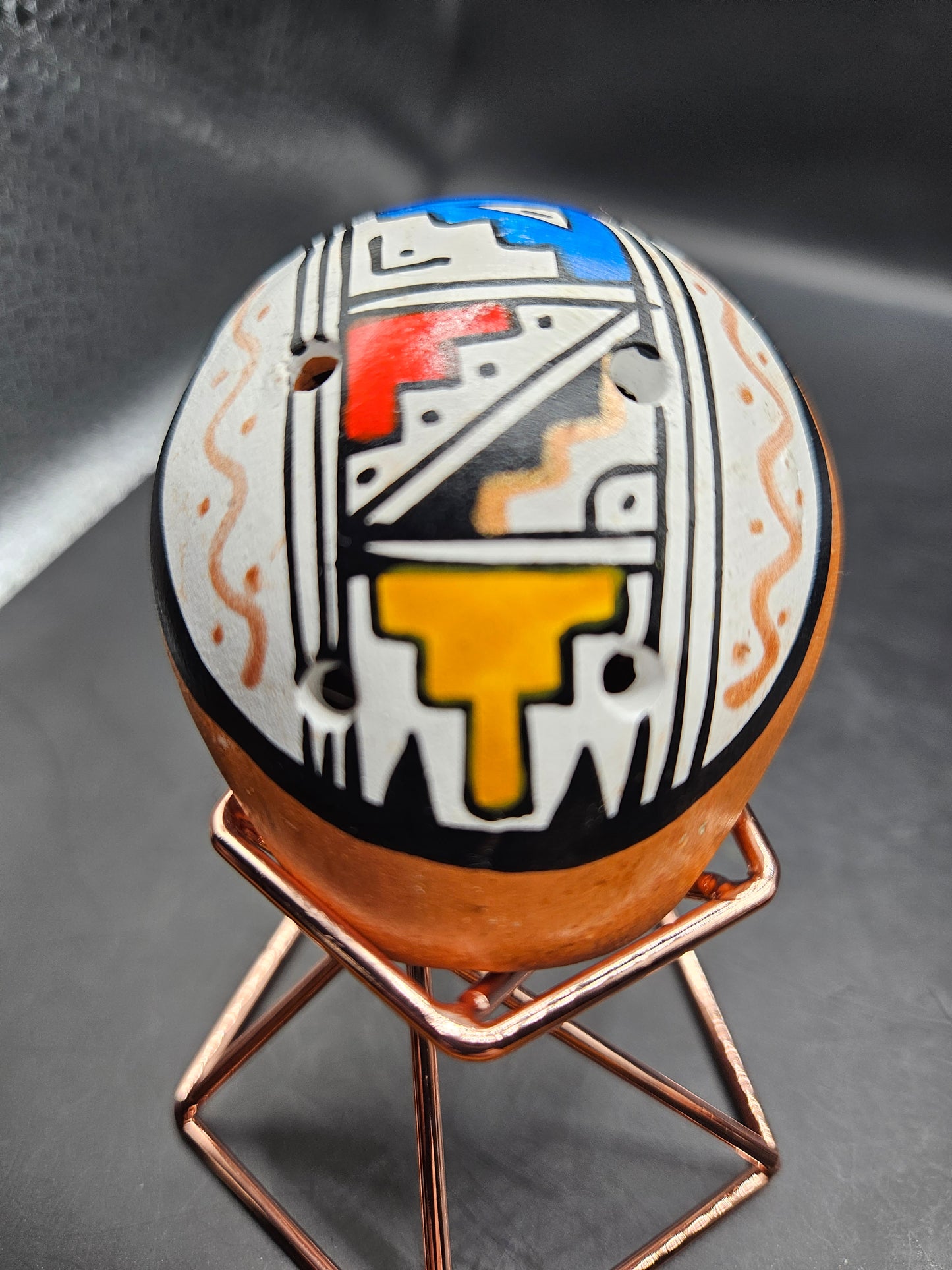 Clay Ocarina Whistle Oval