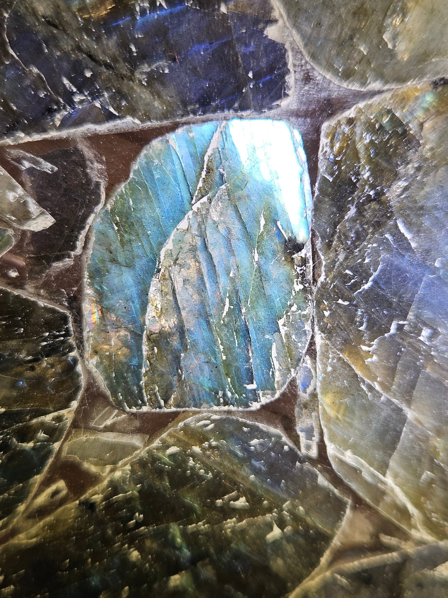 Labradorite Coaster #3