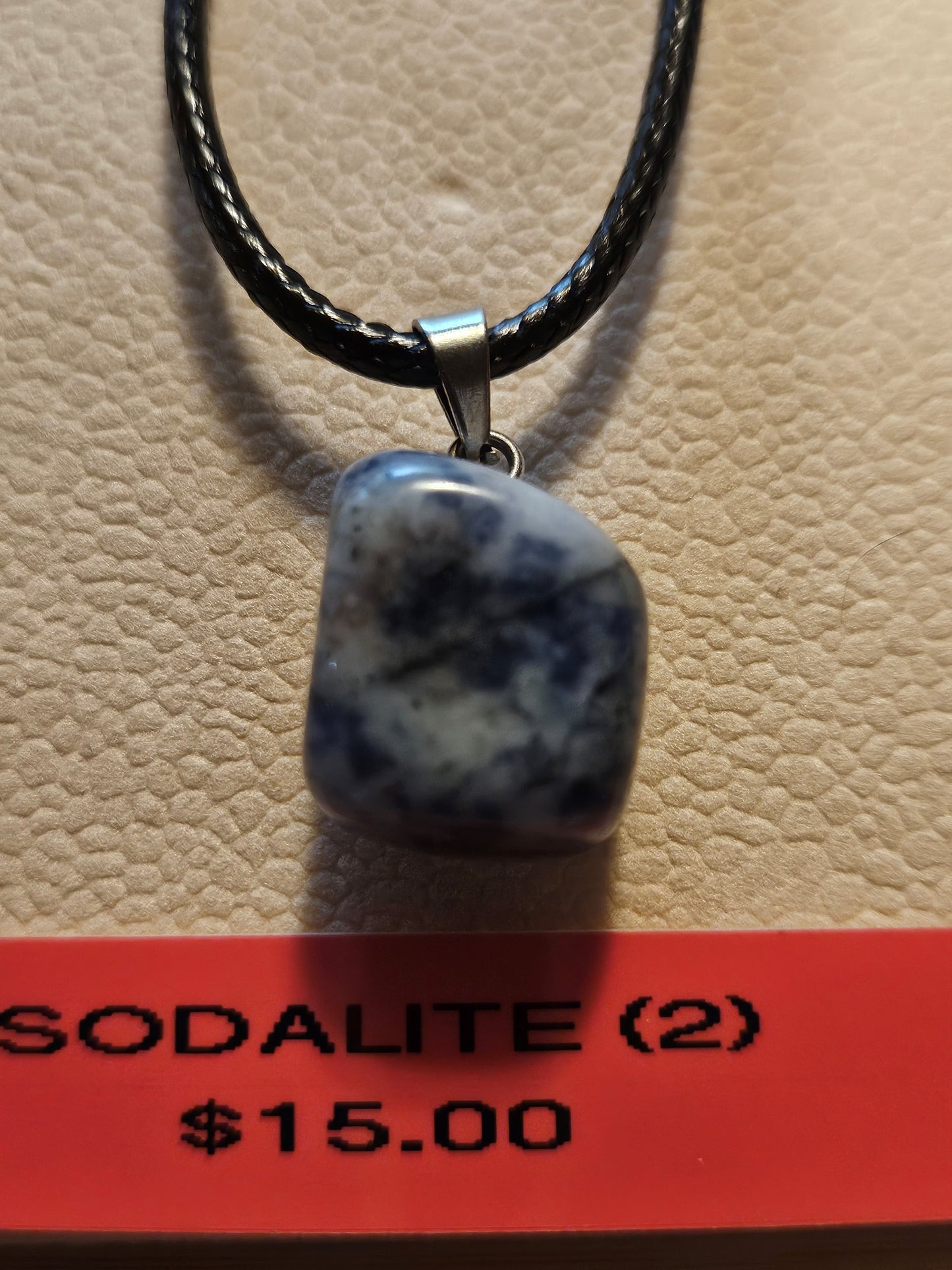 Sodalite Crystal Necklace #2