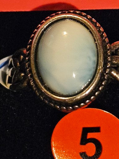 Larimar Crystal Ring 5