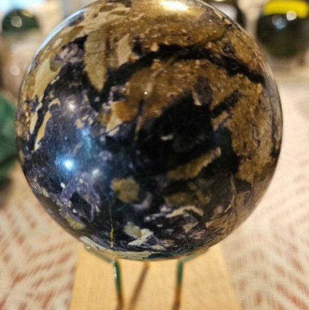 Opalized Fluorite Sphere