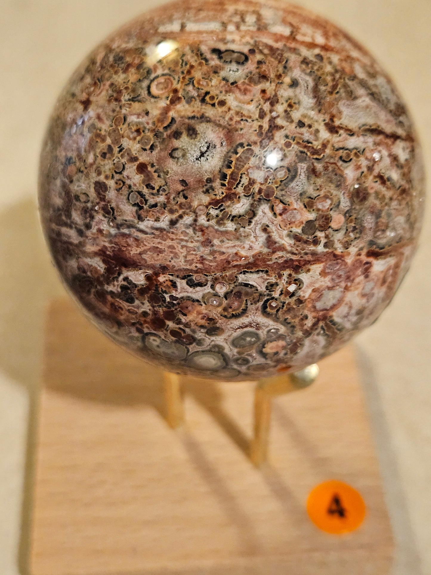 Leopard Skin Jasper Sphere 4