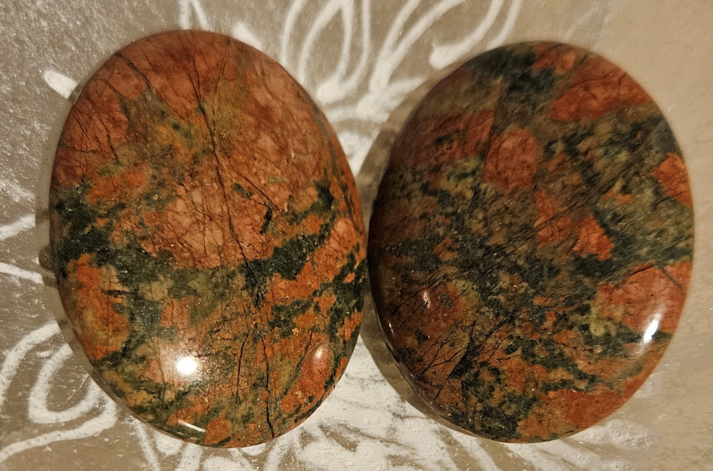 Unakite Worry/Palm Stone