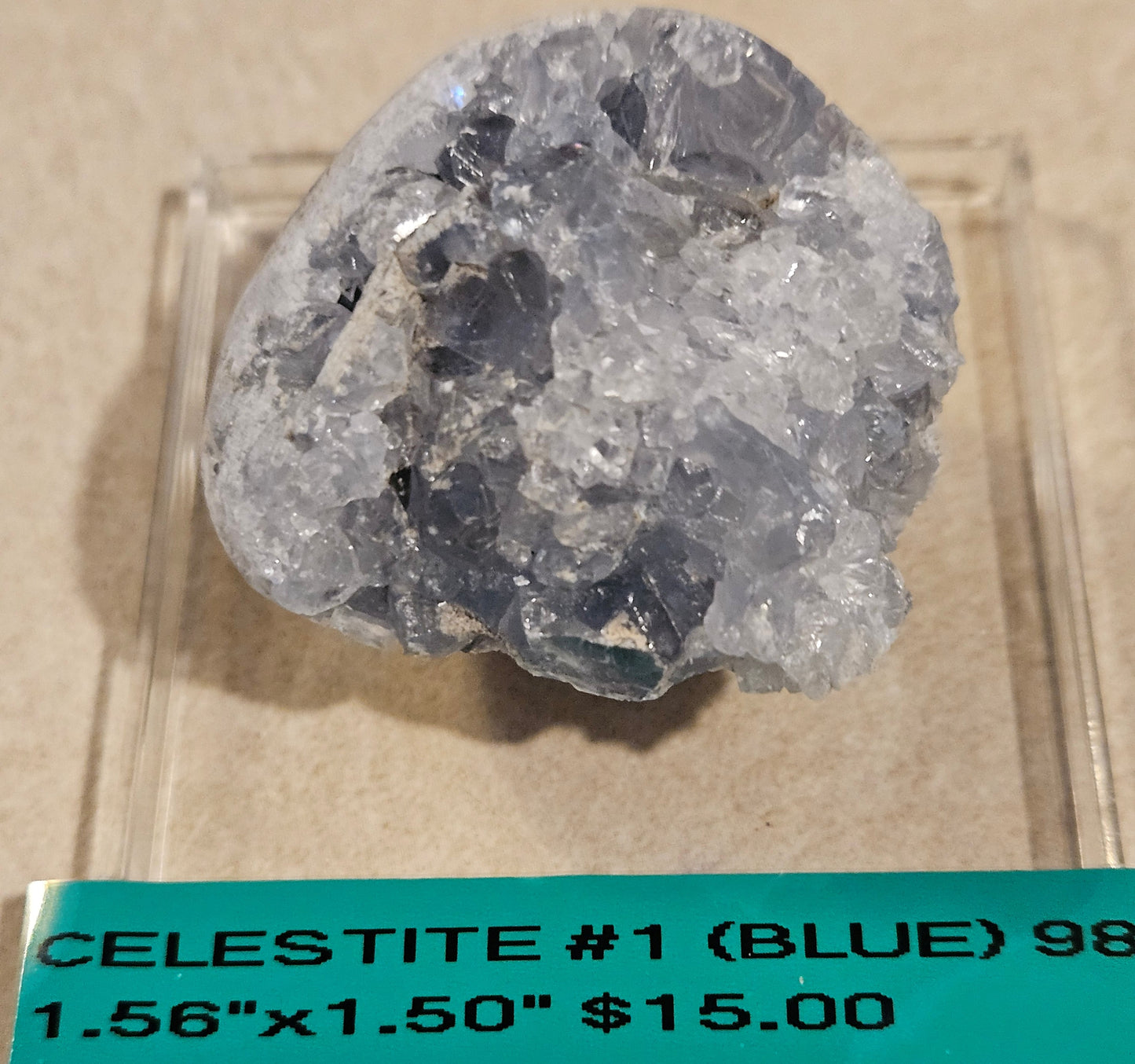 Celestite Cluster Geode 1