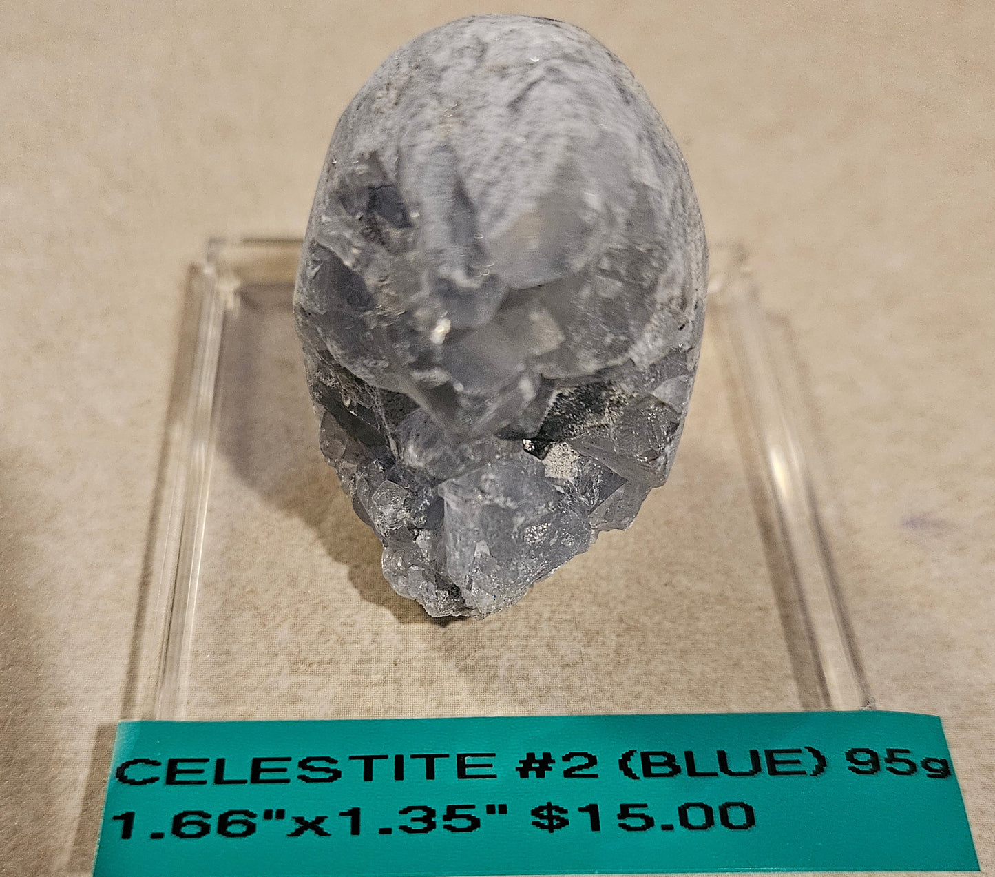 Celestite Cluster Geode 2