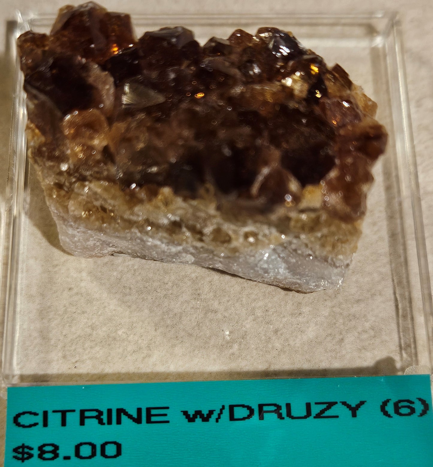 Citrine w/Druzy (batch 2 - 8 pieces) 6