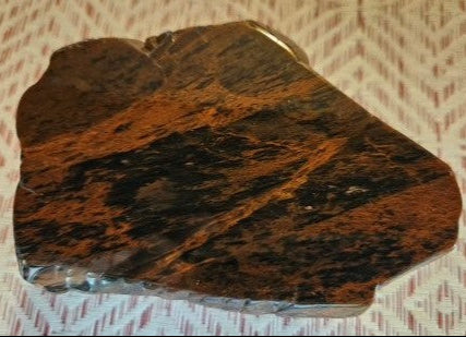 Mahogany Obsidian Slice