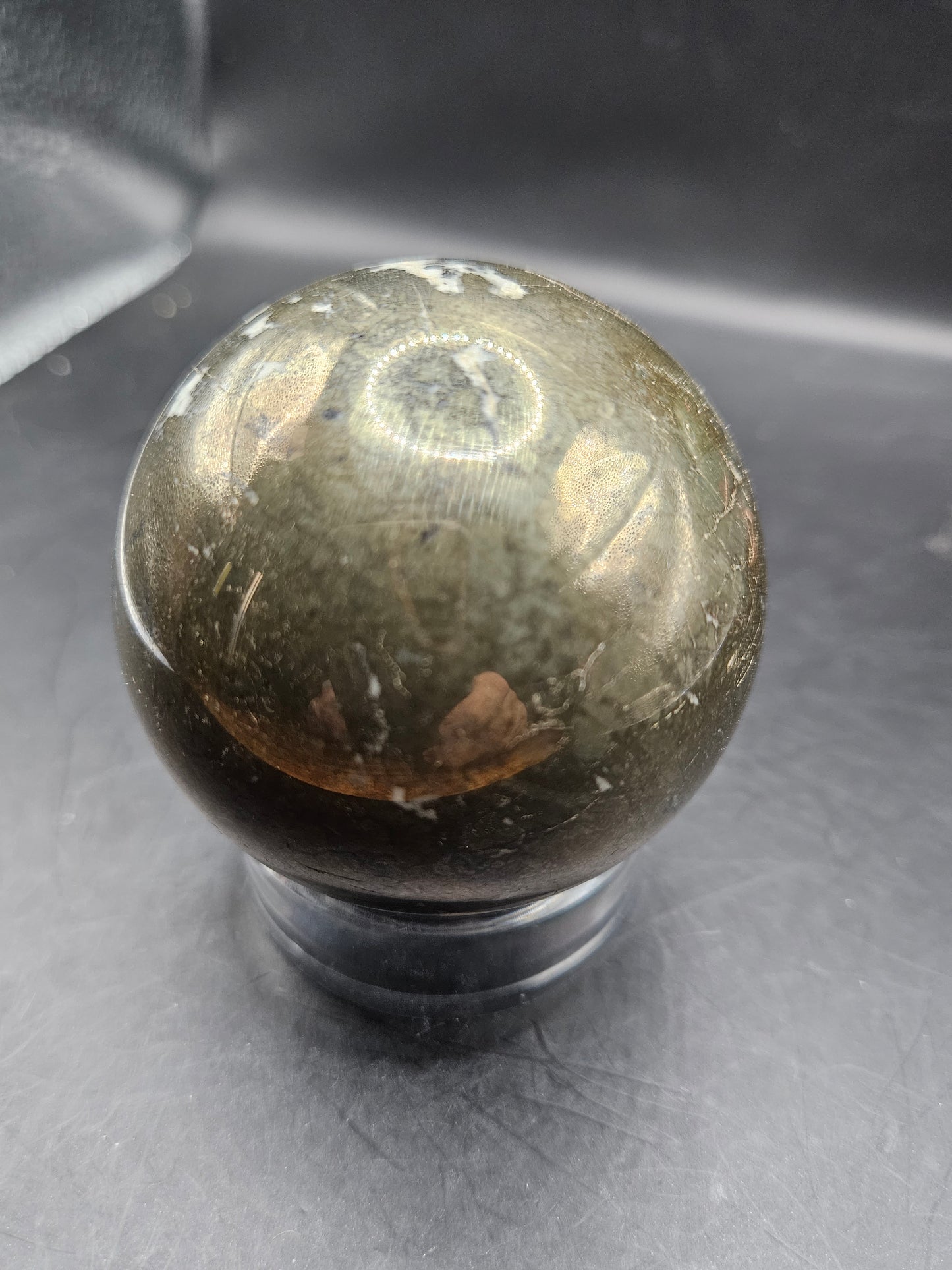 Pyrite Sphere (medium  @ 58.7mm)