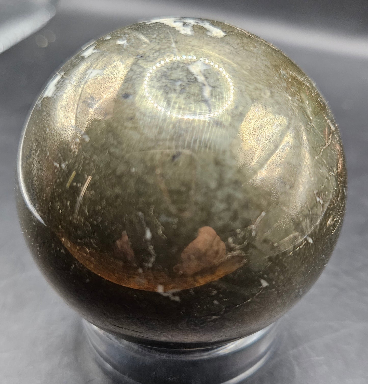 Pyrite Sphere (medium  @ 58.7mm)