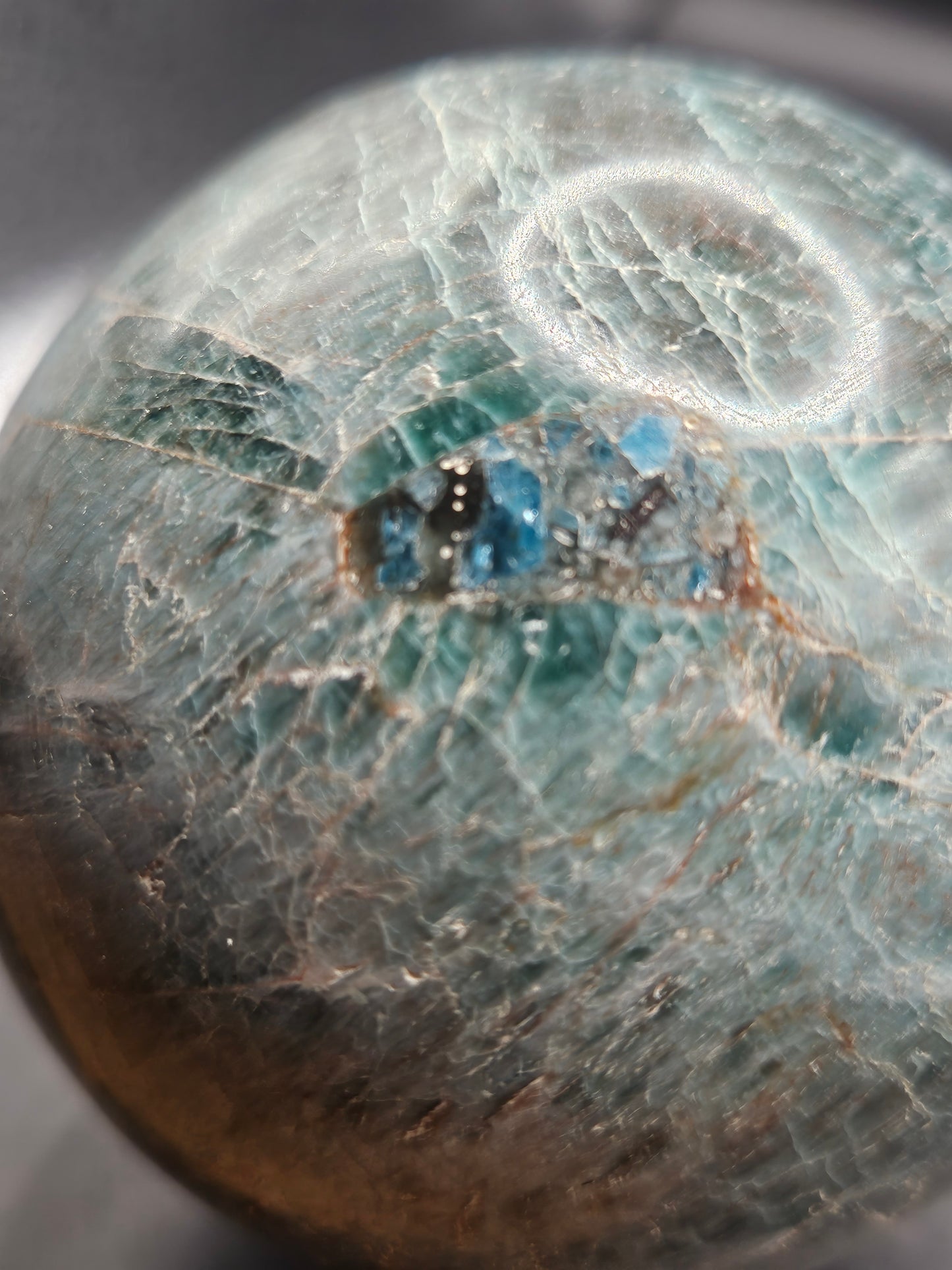 Green Apatite Sphere