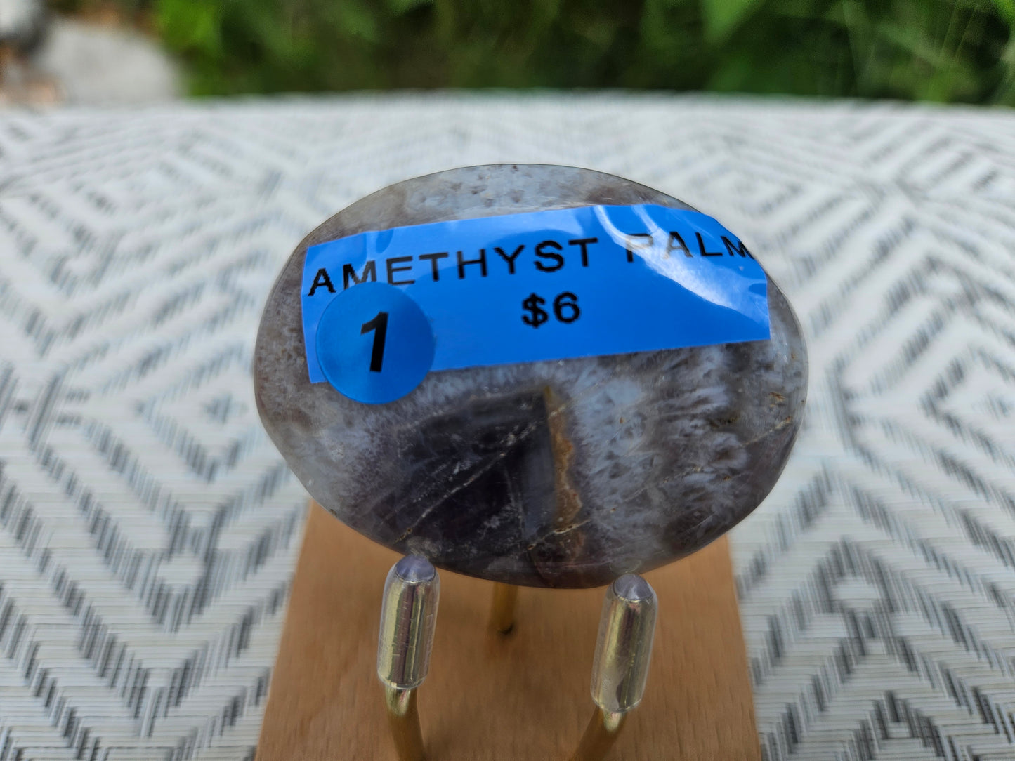 Amethyst Palm Stones - Small