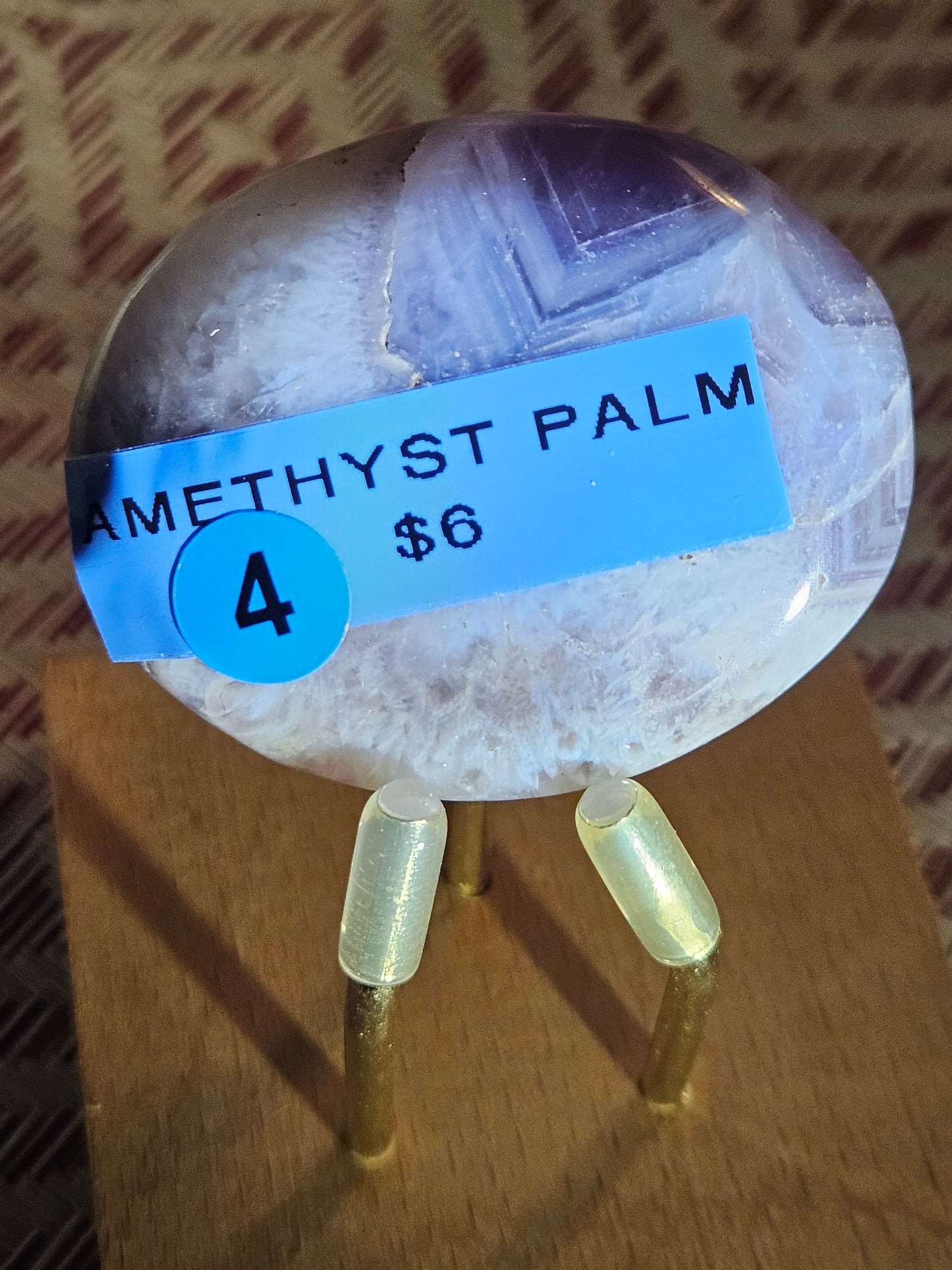 Amethyst Palm Stones - Small