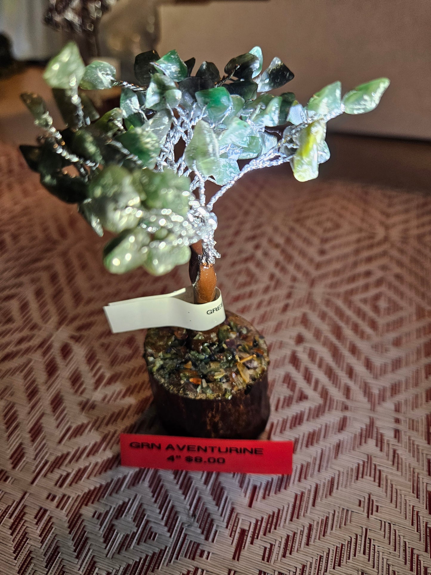 4" Gem Tree  -Green Aventurine