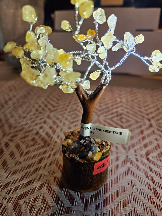 4" Gem Tree - Yellow Aventurine
