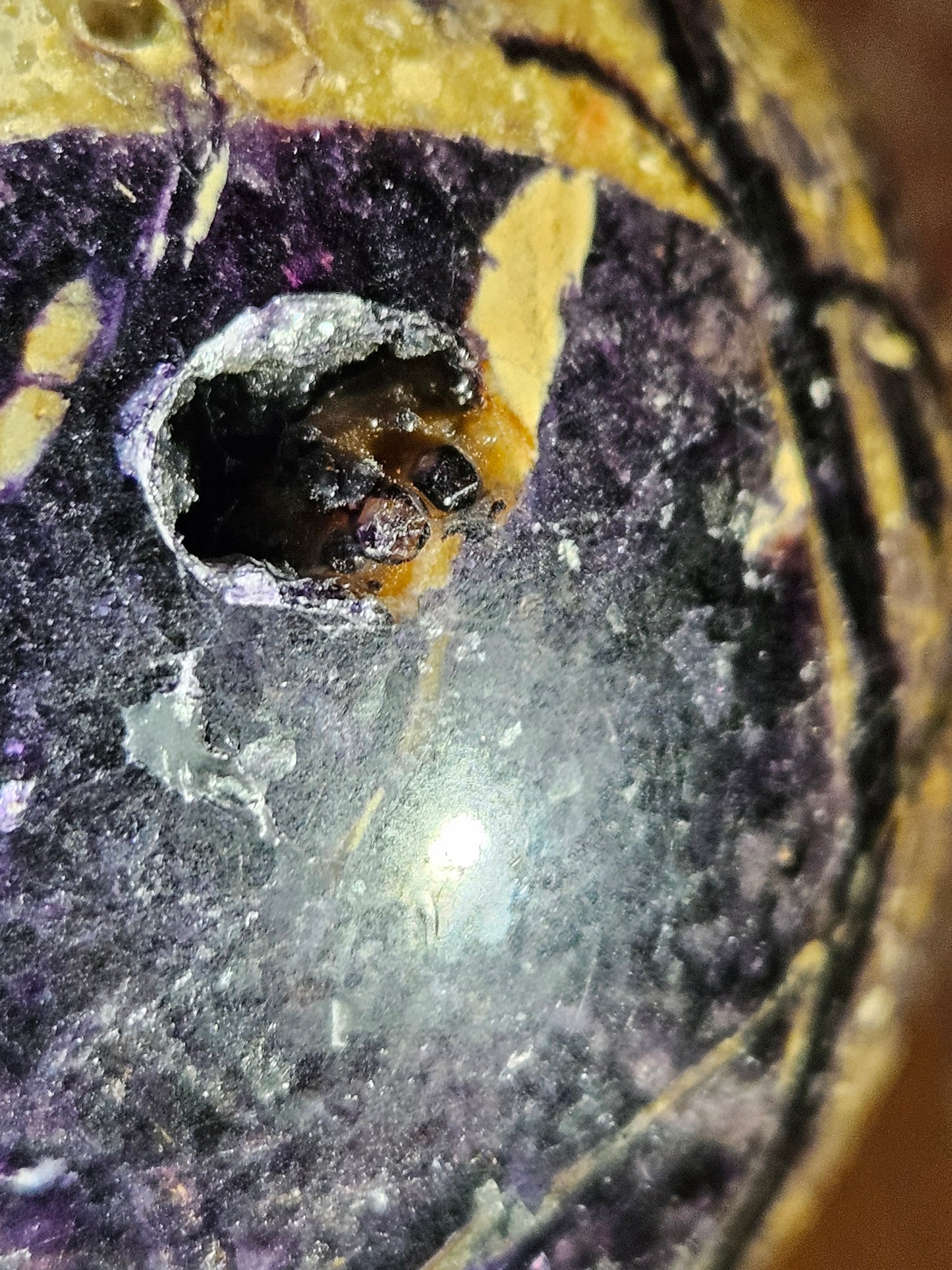 Sunset Sodalite Sphere 1