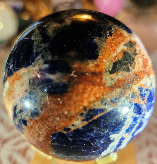 Sunset Sodalite Sphere 2