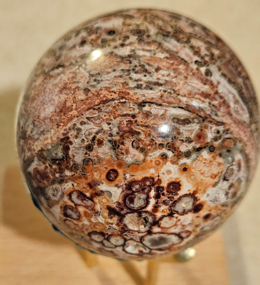 Leopard Skin Jasper Sphere 1