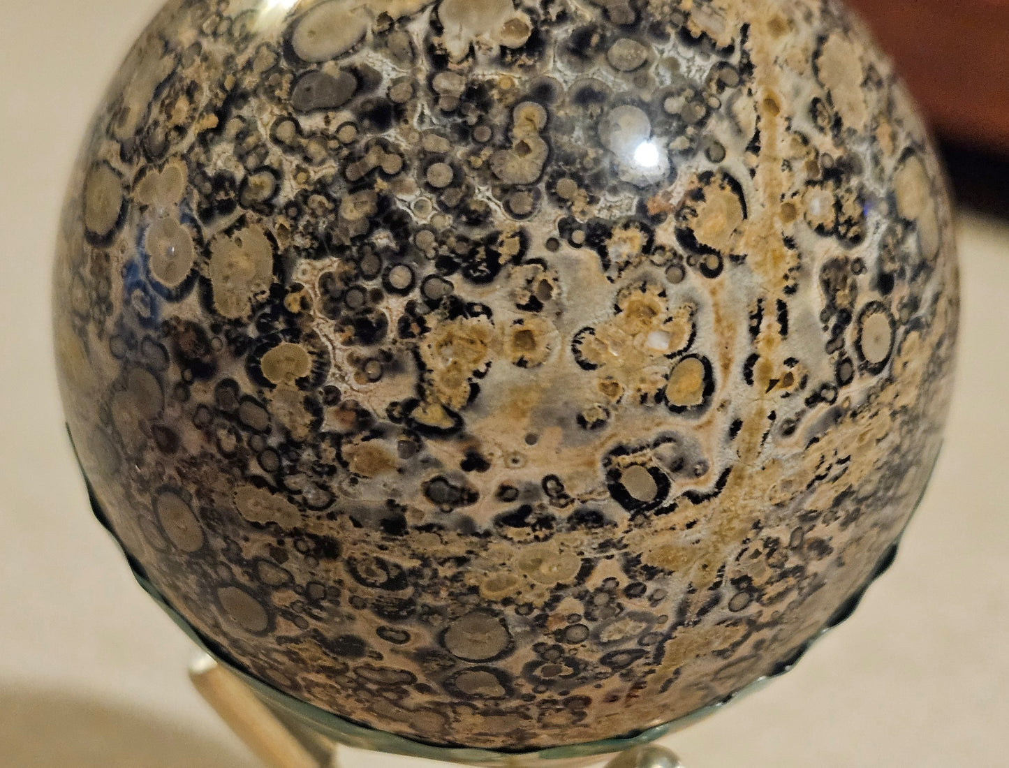 Leopard Skin Jasper Sphere 2