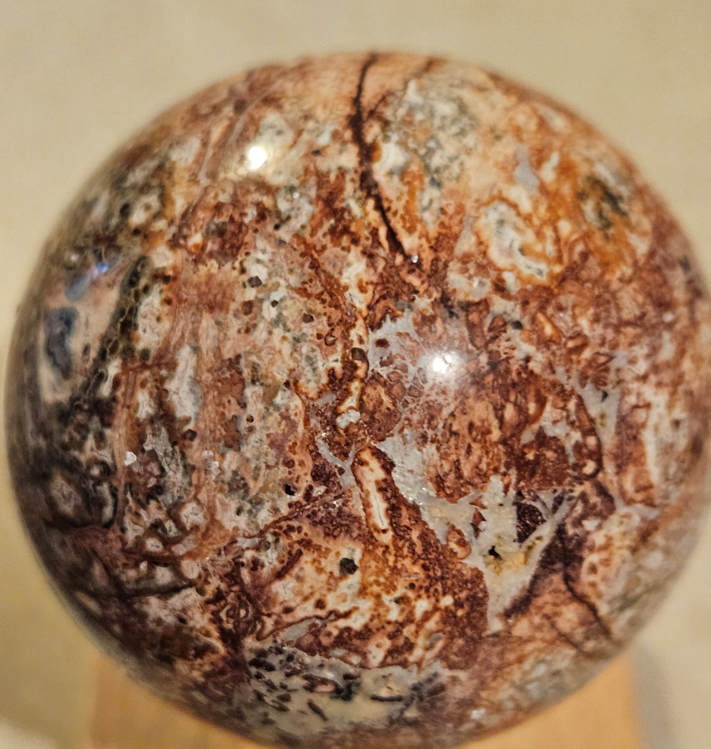 Leopard Skin Jasper Sphere 6