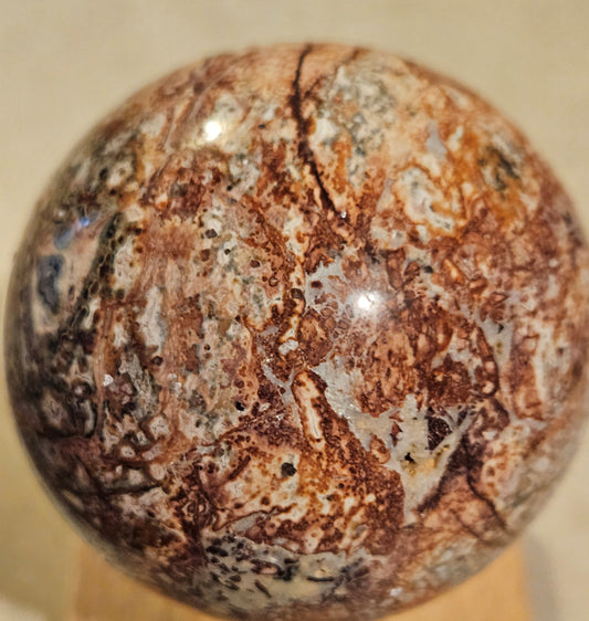 Leopard Skin Jasper Sphere 6