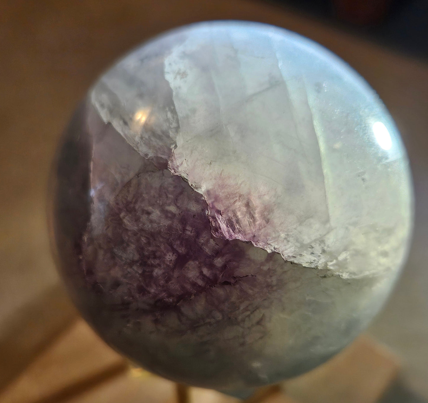 Fluorite Crystal Spheres (purple) 3