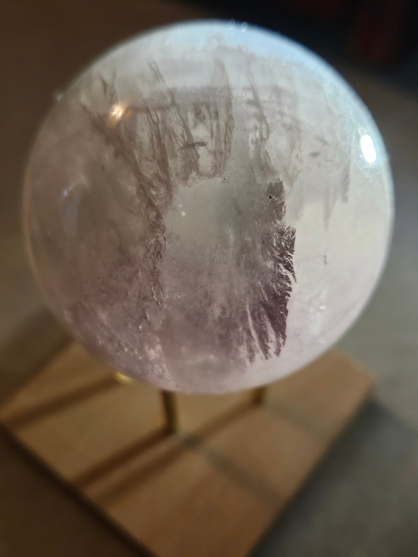 Fluorite Crystal Spheres (purple) 2