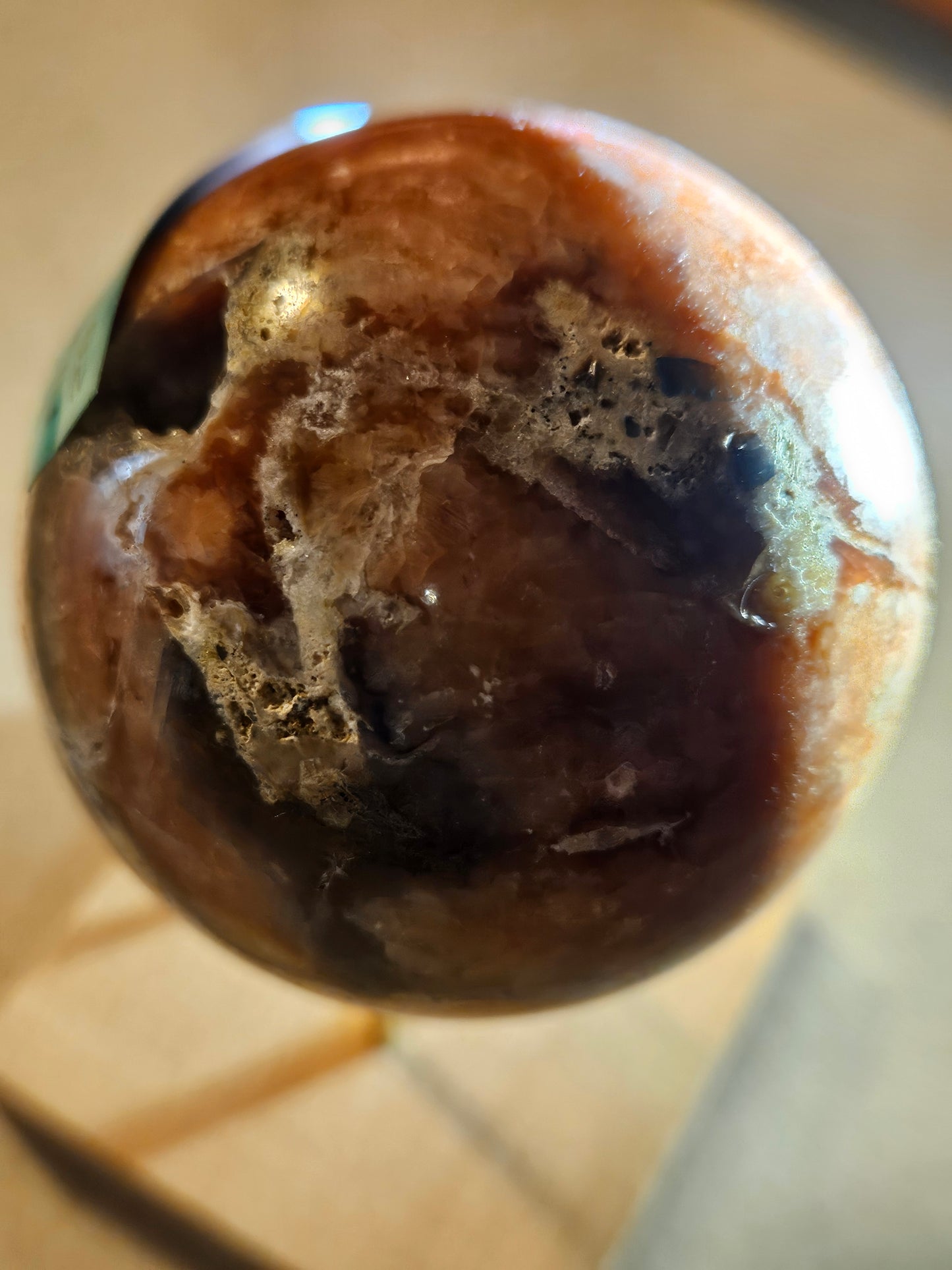 Rhodochrosite Crystal Sphere