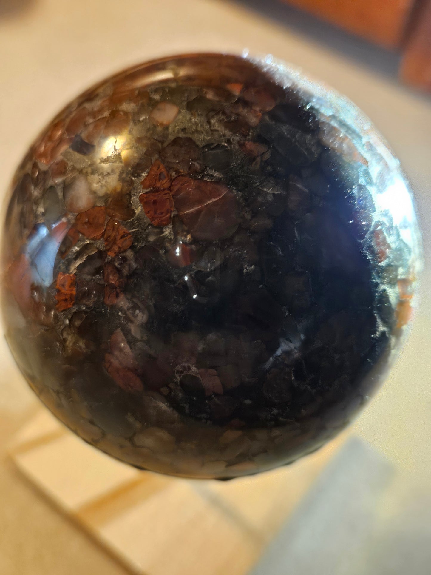Brecciated Jasper Crystal Sphere #5