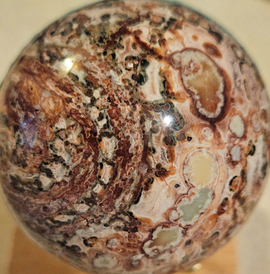 Leopard Skin Jasper Sphere 8