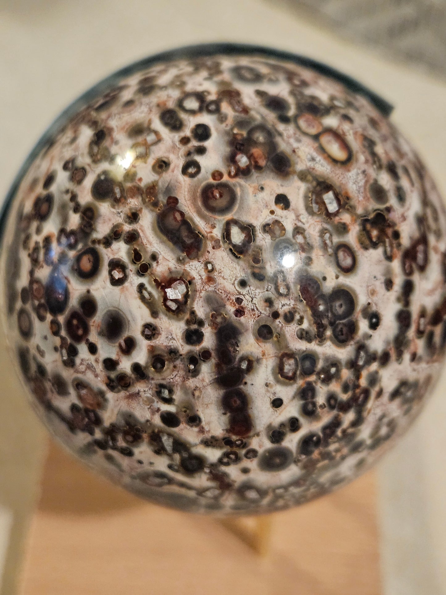 Leopard Skin Jasper Sphere 7