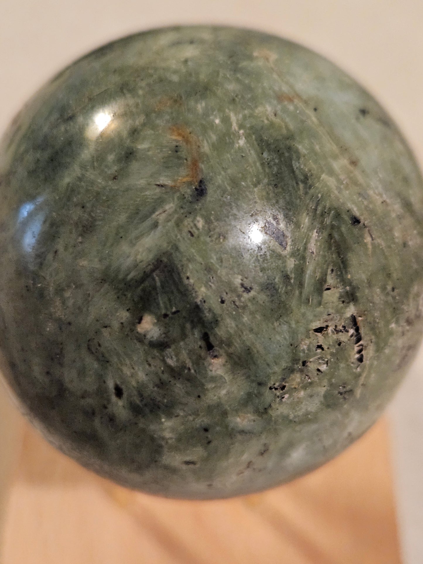 Olive Opal Sphere 3