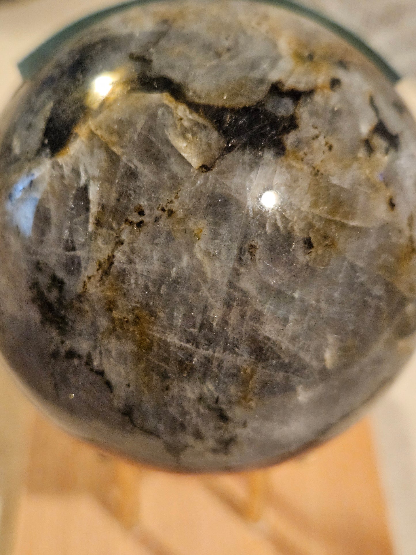 Larvikite Sphere