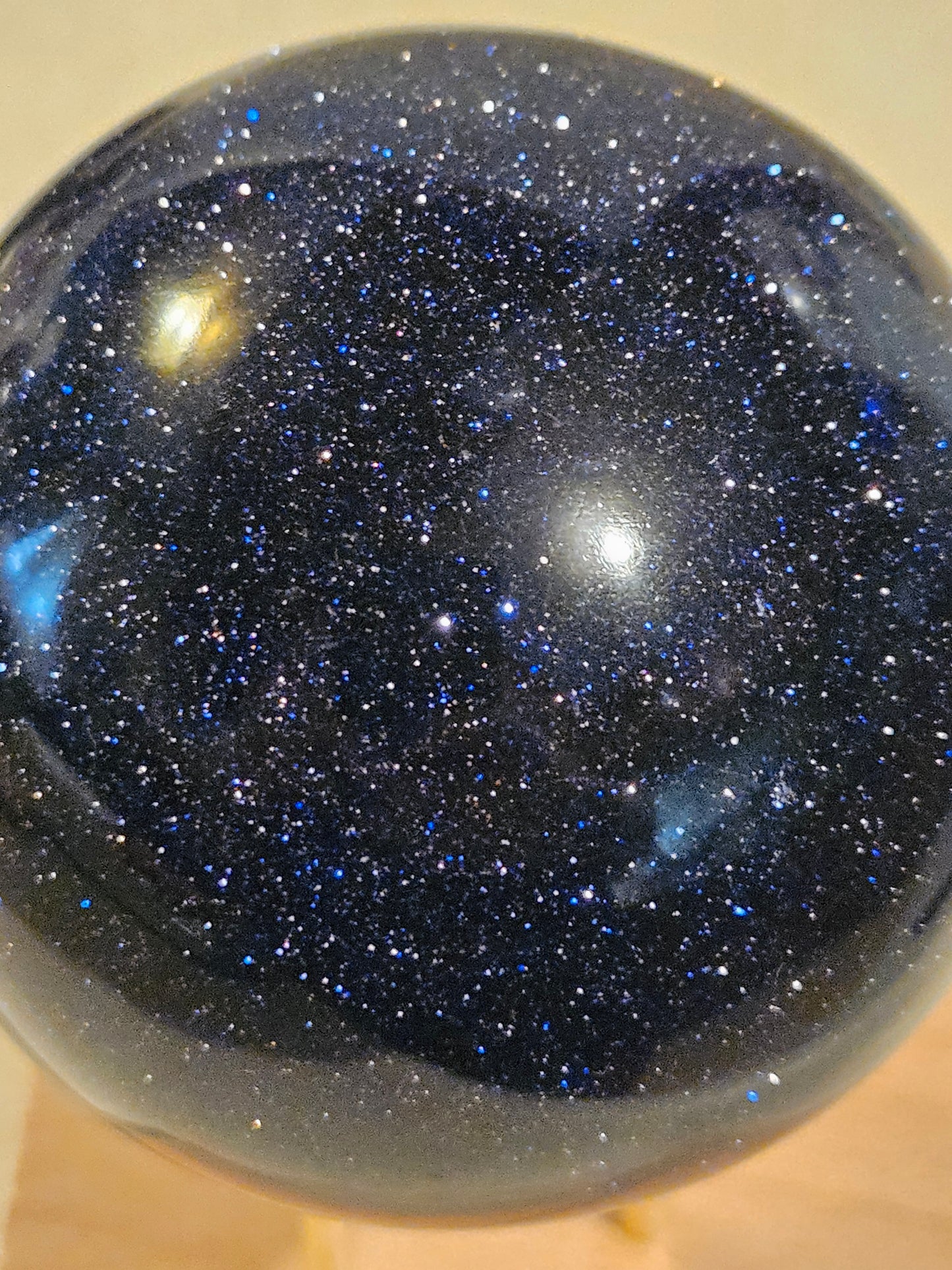 Blue Goldstone Spheres 1