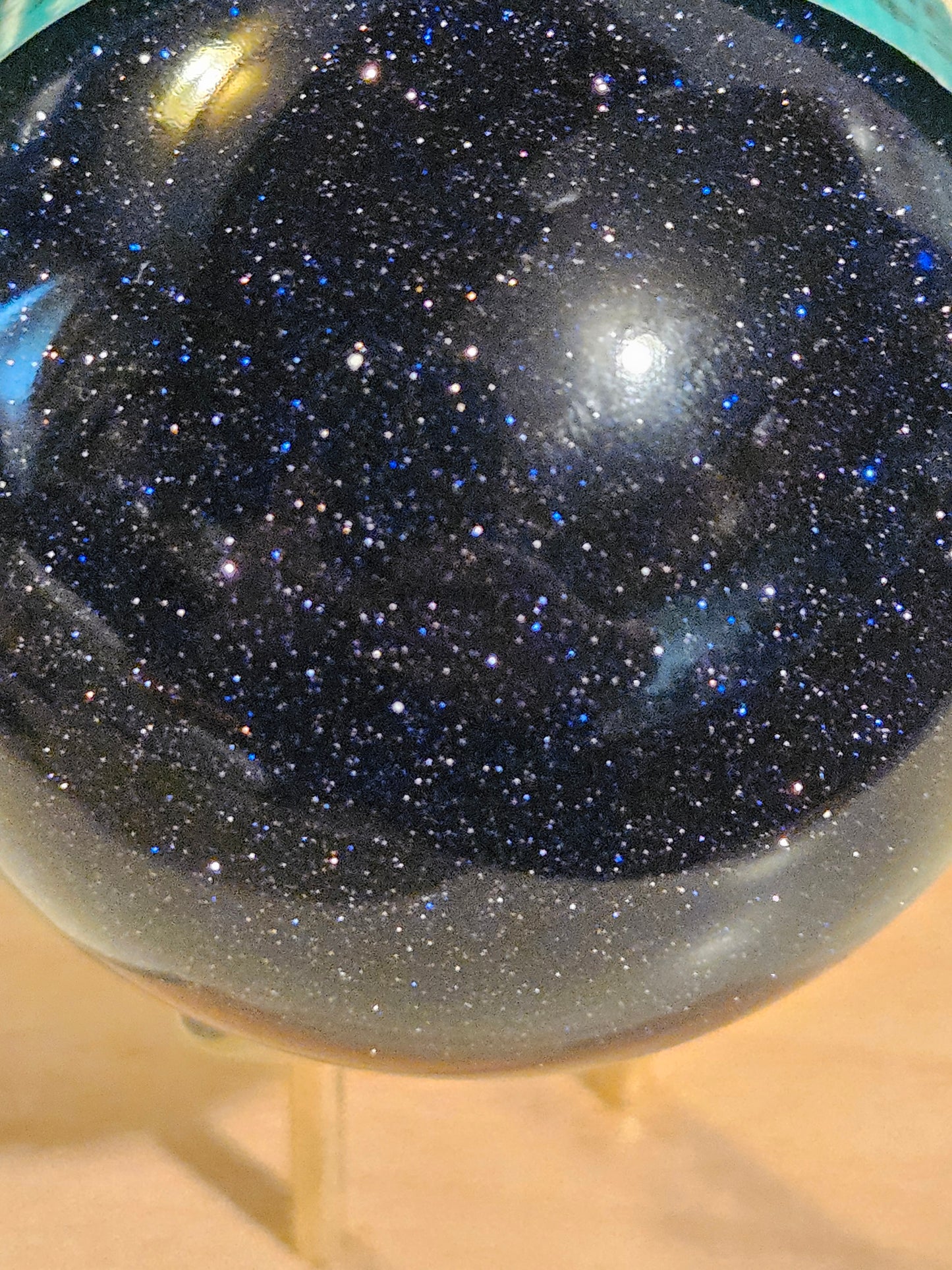 Blue Goldstone Spheres 2